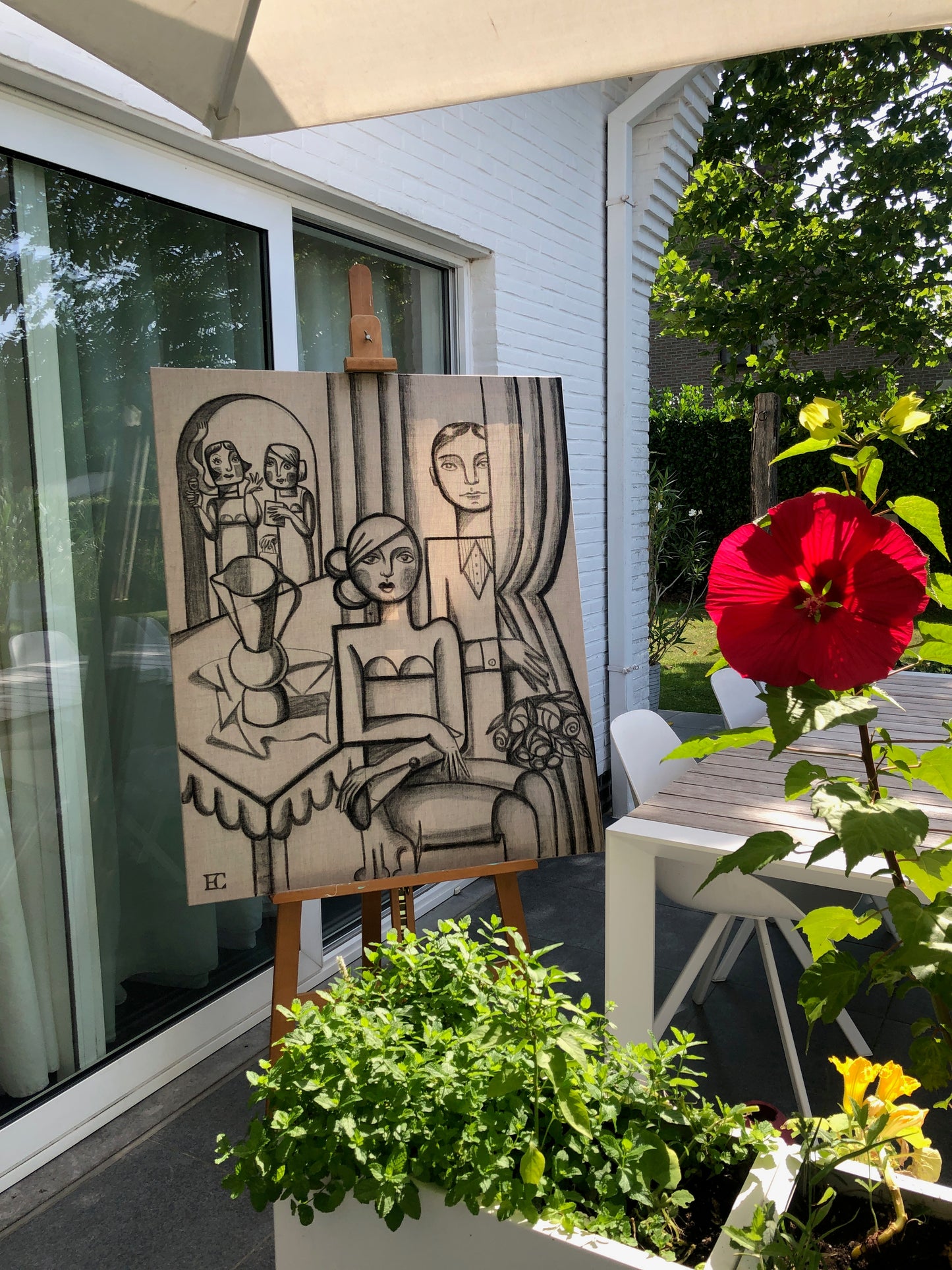 Table Conversations - 120x100cm