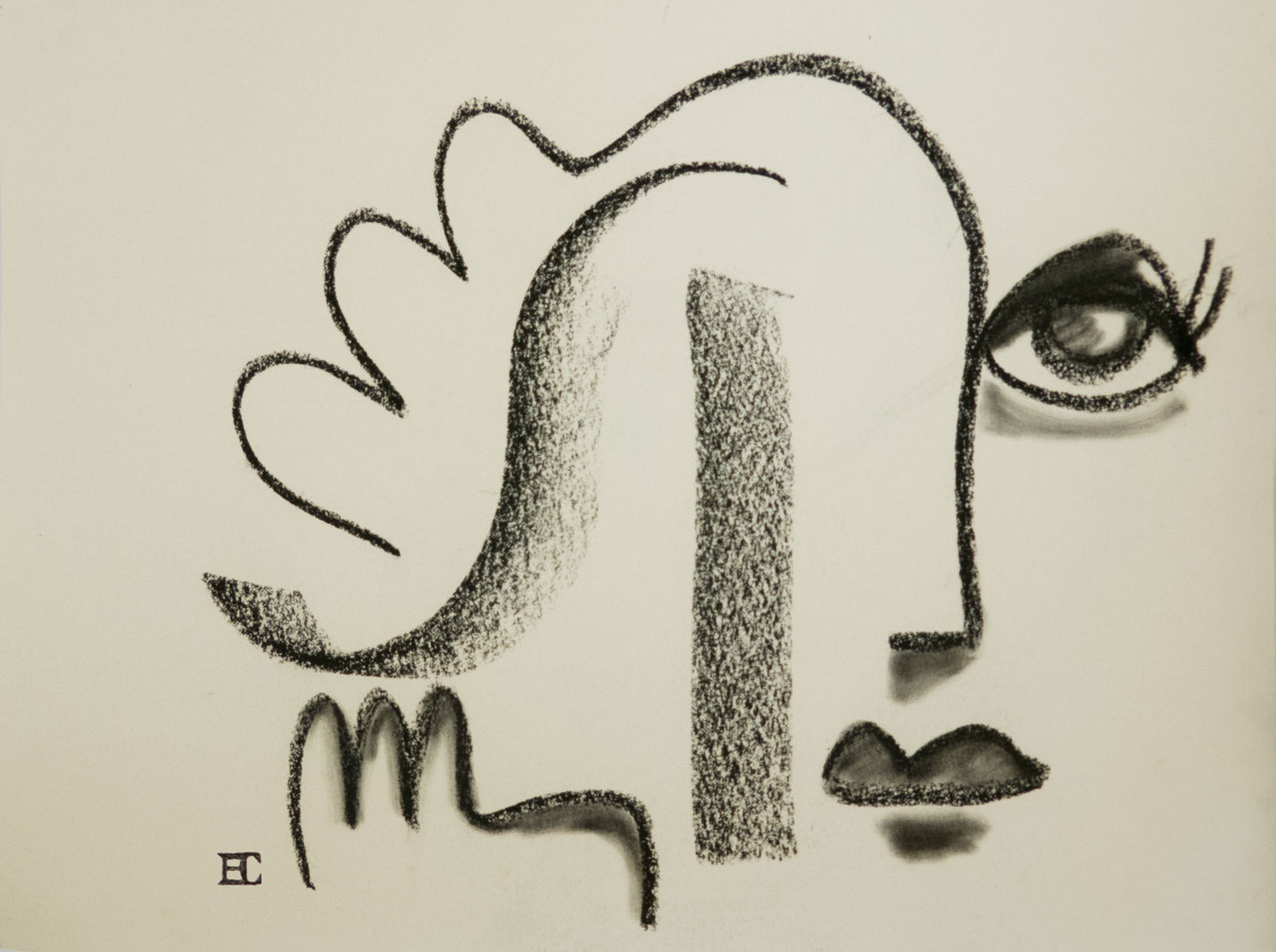 Female looking - Original