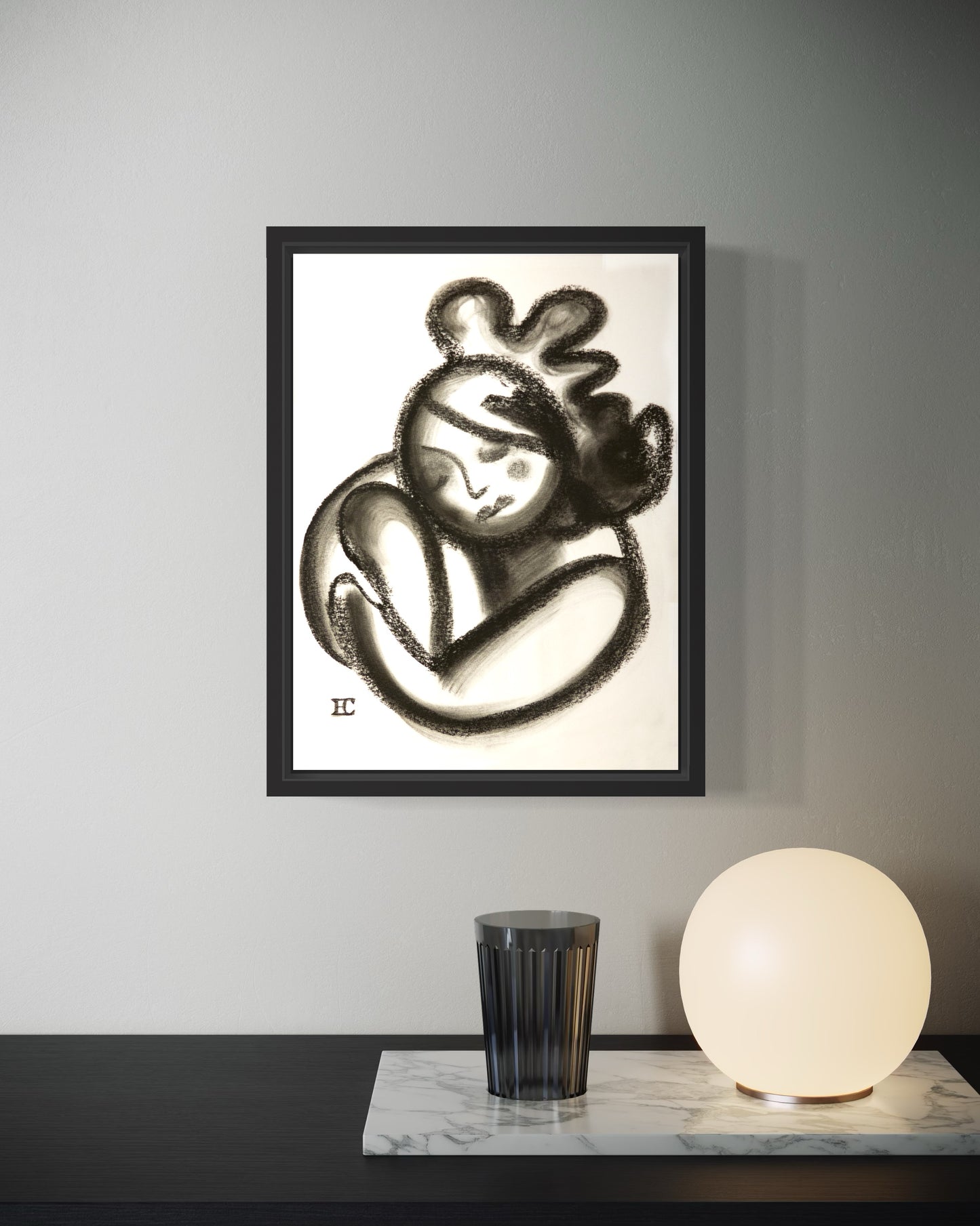 Female resting - Original