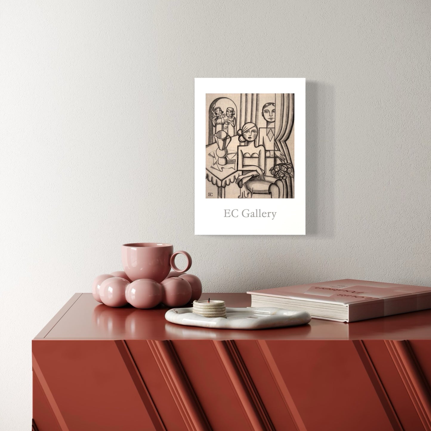Tafelgesprekken // Poster in mat papier van museumkwaliteit