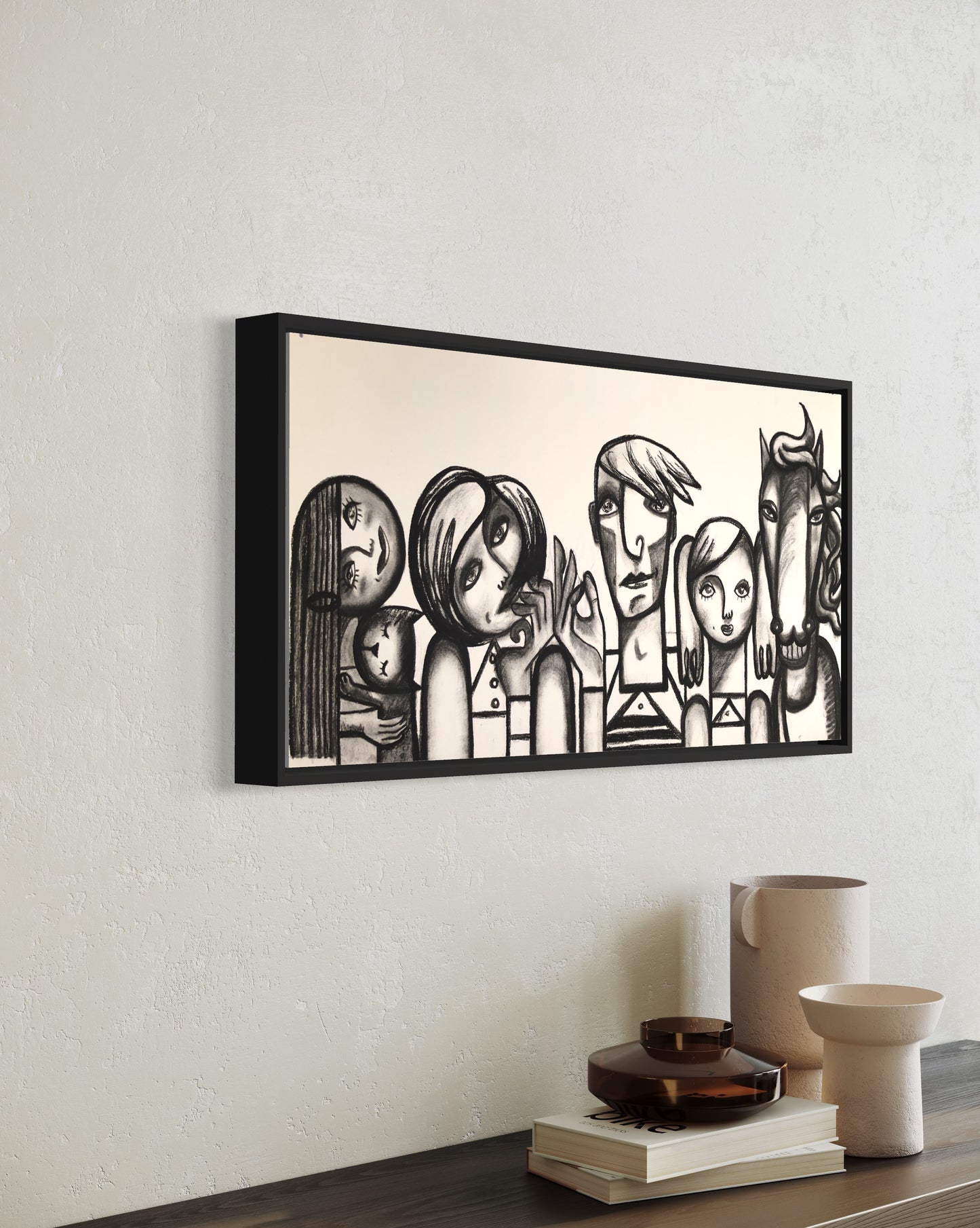 Custom Family Portrait 40x80cm