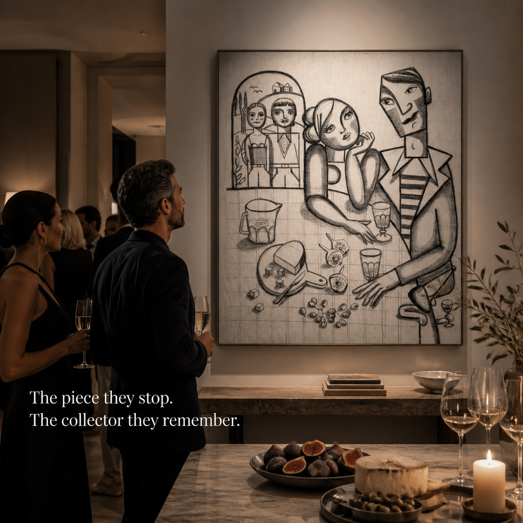 De familietafel - 120x100cm